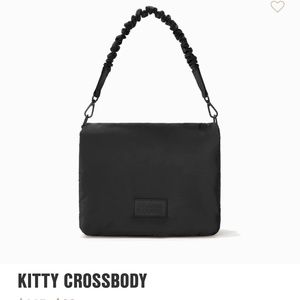 Dagne Dover Kitty Crossbody in Black NWT